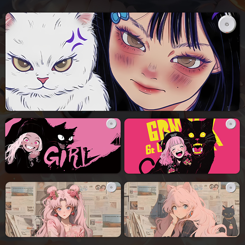 加热滑鼠垫超大发热暖桌垫办公室暖手桌垫可O爱甜妹女生写字发热