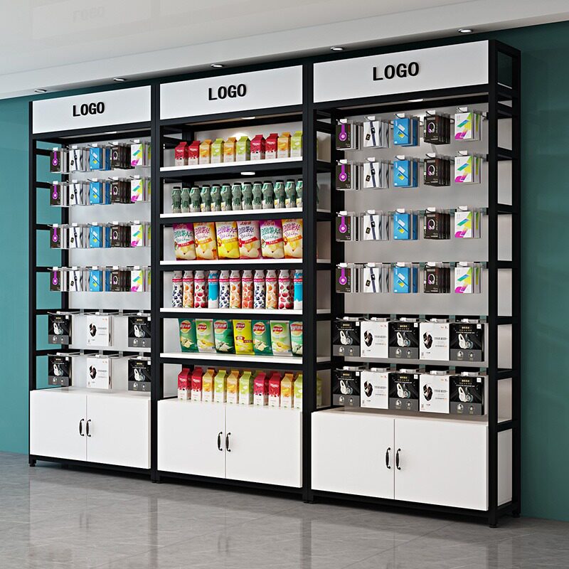 手机配件展示架超市便利店展示柜组合H饰品柜精品货架货柜展示柜