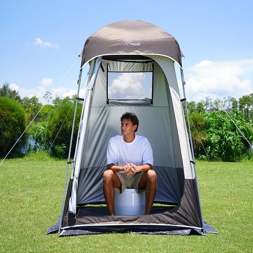 维达利多户外沙滩更衣沐浴帐篷露营钓鱼帐模特换衣野Y外移动淋浴