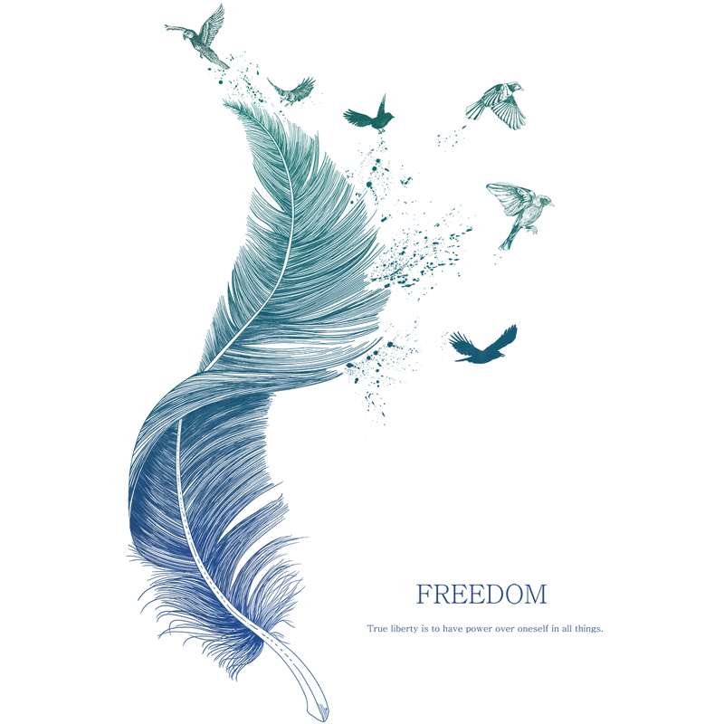 走廊尽头贴画玄j关装饰墙贴创意餐厅客厅背景墙面贴纸羽毛自粘壁