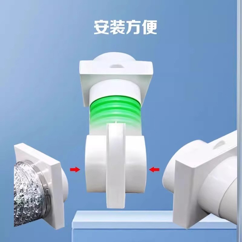 管道空气过滤器新风系统抽风机出风过滤I网防蚊虫通风进风口前置