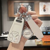 适用奥迪钥匙d套 Q5L TT汽车钥匙扣包壳高档男女专用 新A4L