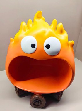 卡西法火焰摆件入户进门口置物架玄关钥匙收纳创S意客厅茶几装饰