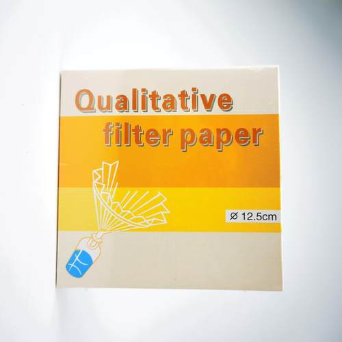 中性英文包装12.5cm定性滤纸