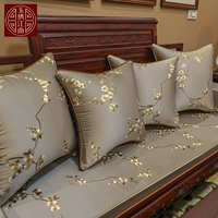 Trung Quốc đệm sofa gỗ gụ đệm phong cách Trung Quốc cao cấp rắn đồ gỗ nội thất chống trượt tùy chỉnh mùa hè La Hán giường năm mảnh - Ghế đệm / đệm Sofa bộ đệm ghế