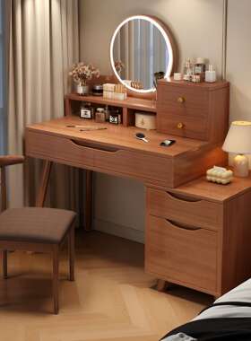 梳妆台卧室现代SZT0099简约化妆桌06新款化2妆镜一2体中式收新纳