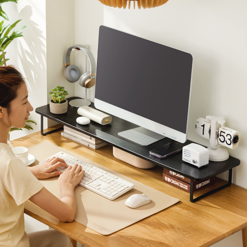 台式电脑增高架办公桌面收纳置物架显示器抬高架底座支架垫高架子