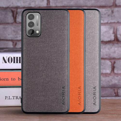 适用于【Oneplus】Nord N200 5G 手机保护套简约真布纹手机壳