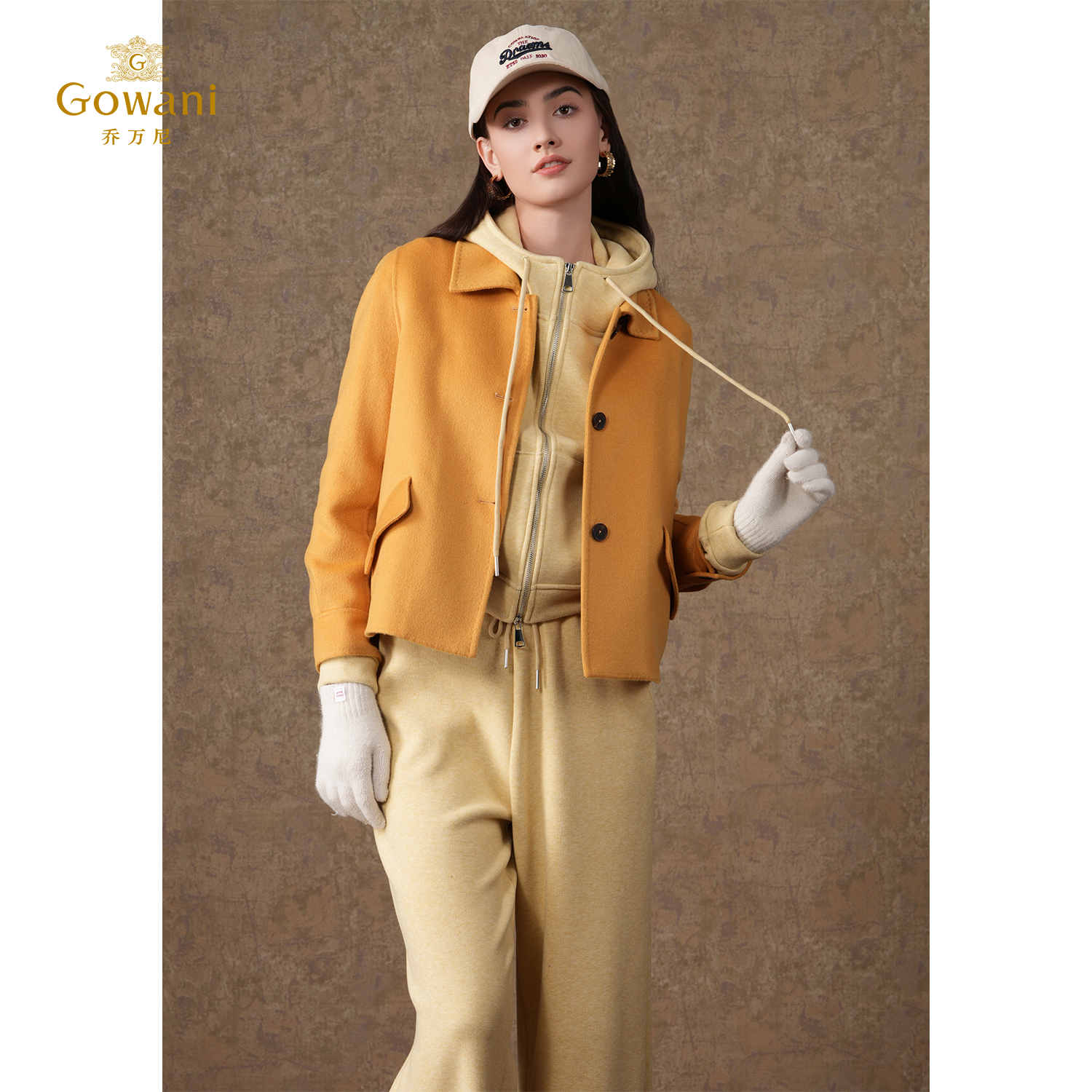 乔万尼羊毛呢大衣气质减龄高级感