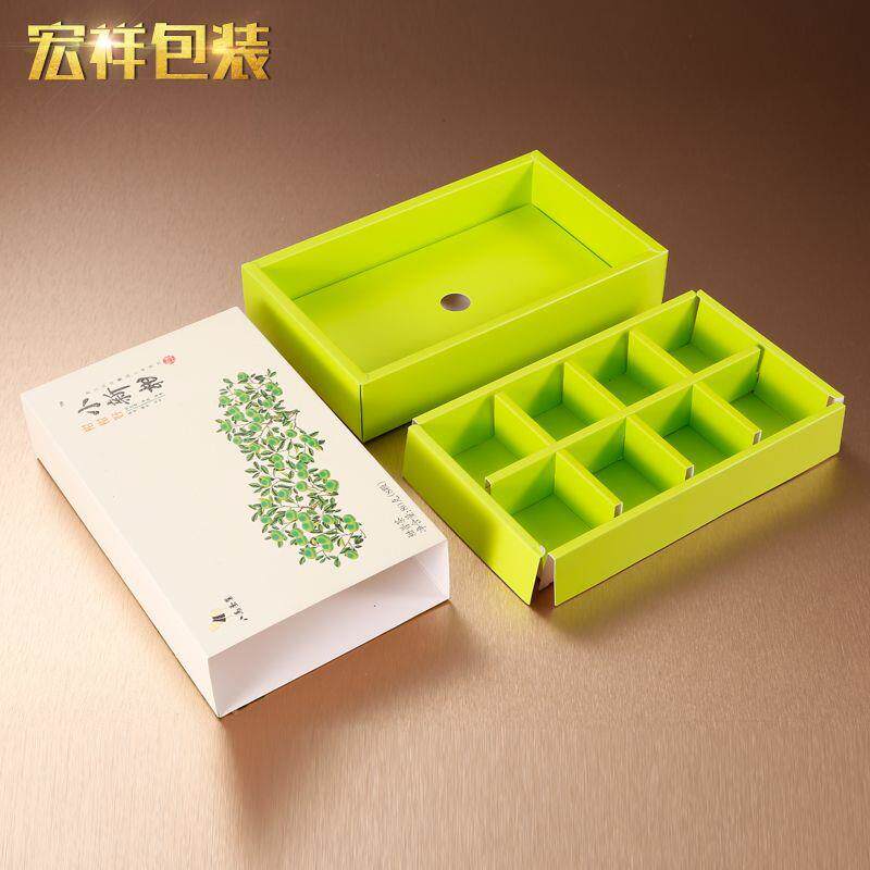 桔普小青柑茶叶包装盒 白卡纸印刷彩盒 翻盖抽屉三层瓦楞纸盒现货