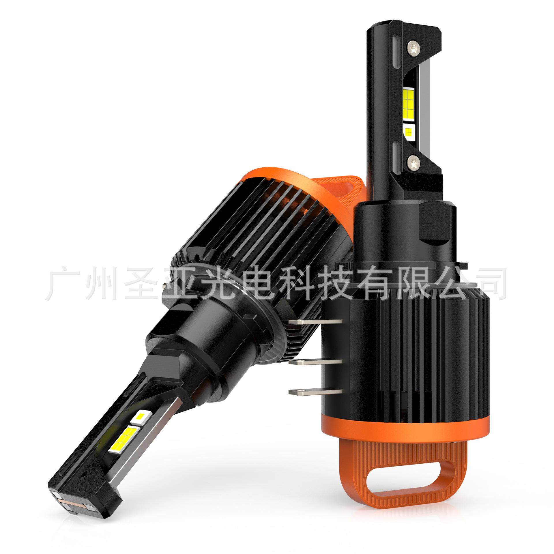 全新三铜管H15led大功率解码 途锐博瑞A3高尔夫7帕萨特途安改装灯