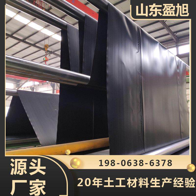 聚乙烯土工膜 水产养殖沼气池土工膜黑色绿色白色1.5mm防渗膜