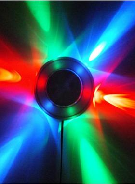 工厂加工飞碟阳灯小太舞台灯七彩旋转 RGB装饰灯效果灯灯灯圣诞LS