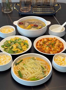 高级感盘子菜盘家用2025新款陶瓷餐盘白色特别好看的圆盘深盘汤盘