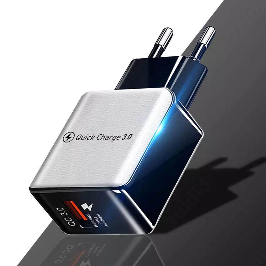 QC3.0单口智能手机通用快充充电器头USB口 直充充电头 跨境