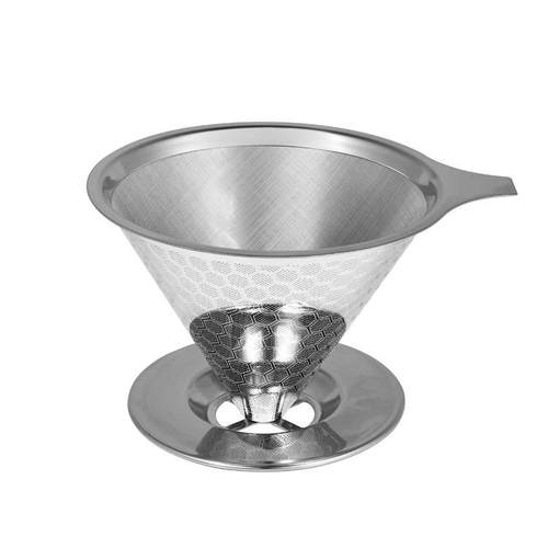 厂家直供304不锈钢咖啡过滤网蜂窝600目双层咖啡网咖啡过滤器