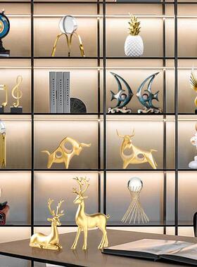 现代轻奢高档酒柜摆件软装搭配家居客厅电视柜玄关样板房间装饰品