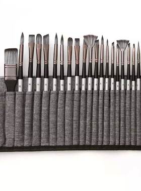 Bview Art 24 Pieces Paint Brush Set Enhanced Synthetic Brush