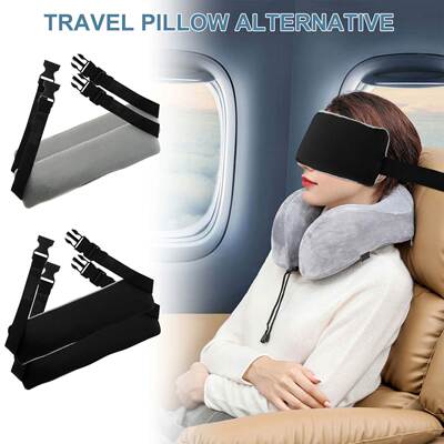 2Pcs Travel Pillow Neck Pillow Alternative Adjustable Head S