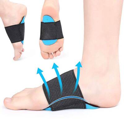 2Pcs EVA Flat Feet Arch Support Orthopedic Insoles Pads For