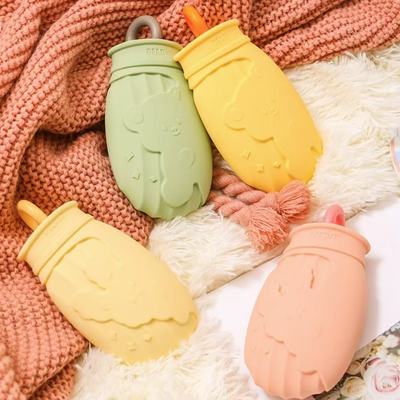 【大表哥专享】SAITEKI思塔琦食品级硅胶热敷热水袋暖手宝宝便携