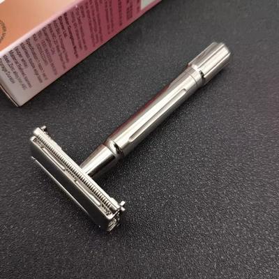德国精工手动剃须刀老式男士刮胡刀不锈钢双面胡须刀超干净刮脸刀