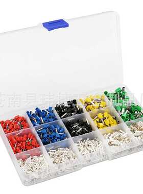 跨境货源 1640pcs冷压端子 冷压管型接线端子终端盒装接头