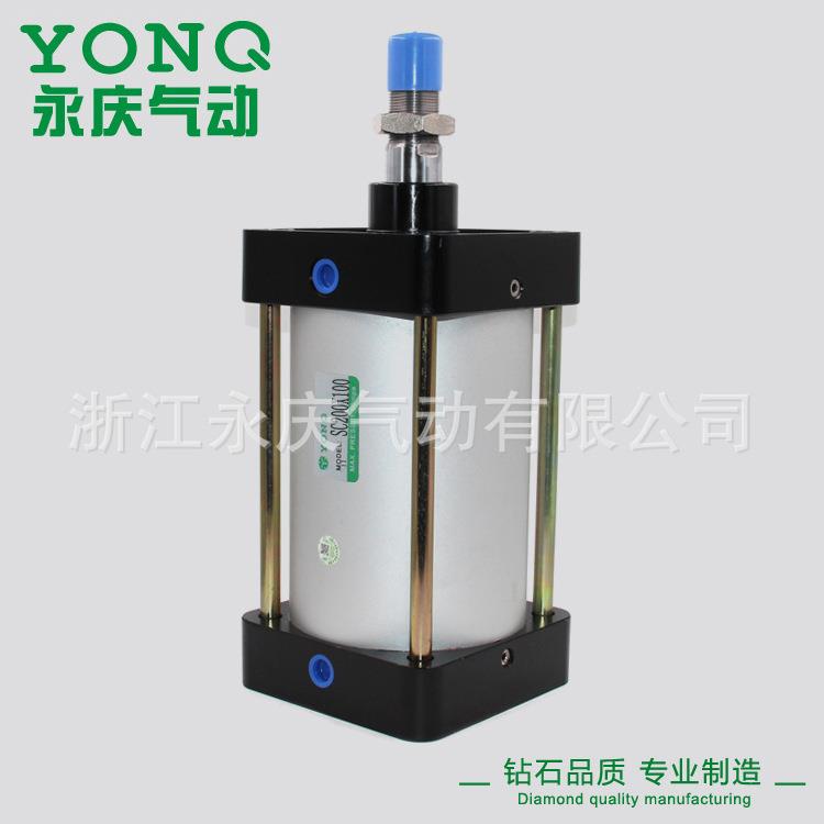 【折扣价】SC200X50X100X150X200X300标准气缸SCD双出SCJ可调标准