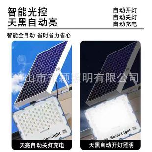 燈防水戶外燈 投光燈感應庭院燈自動路燈球場燈農村工程新款