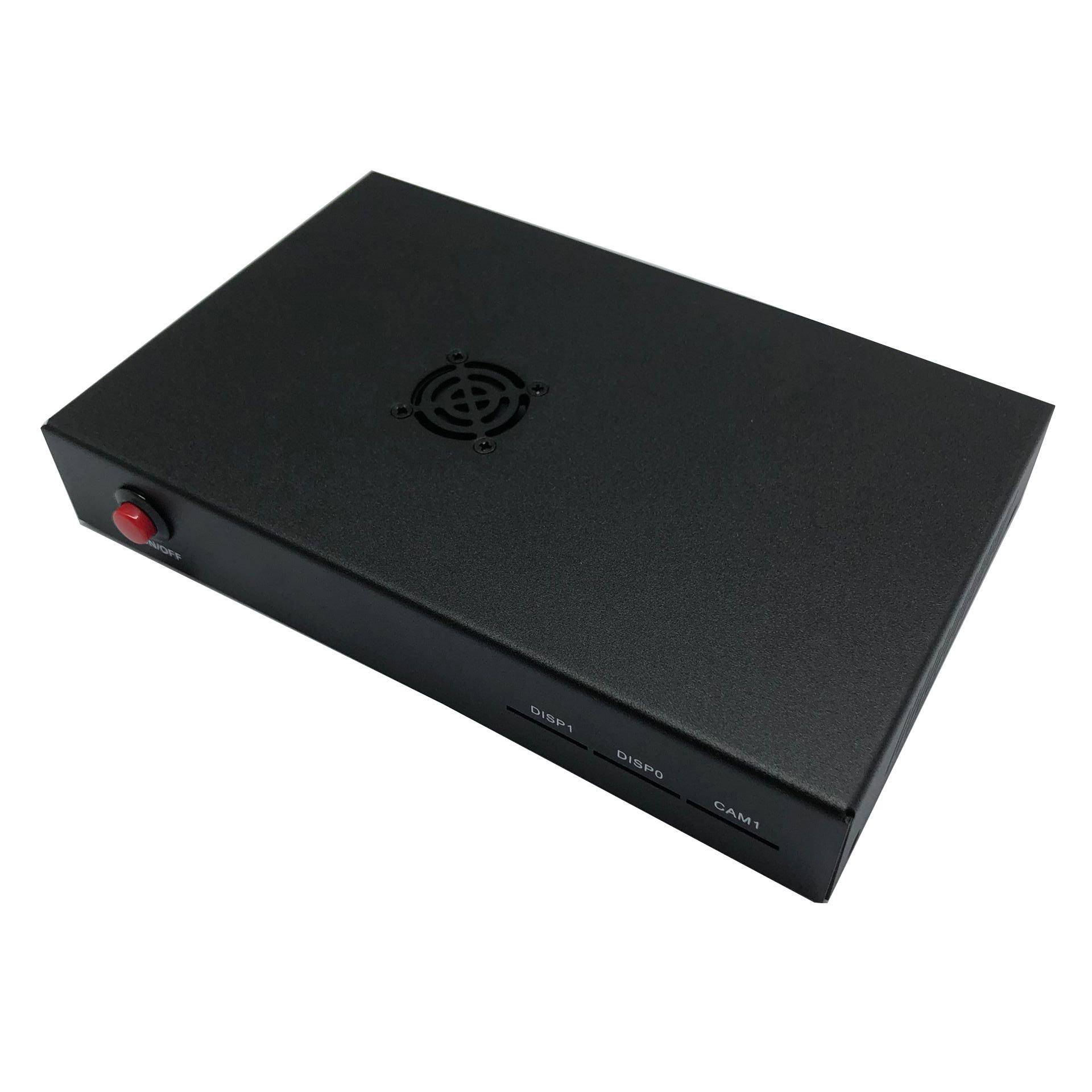 树莓派RaspberryPiCM4CM4IO金属外壳氧化黑带风扇开机键嵌入开发