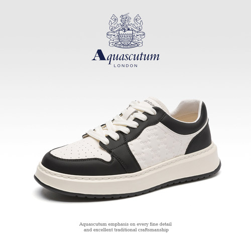 雅格狮丹牛皮男士透气厚底休闲鞋