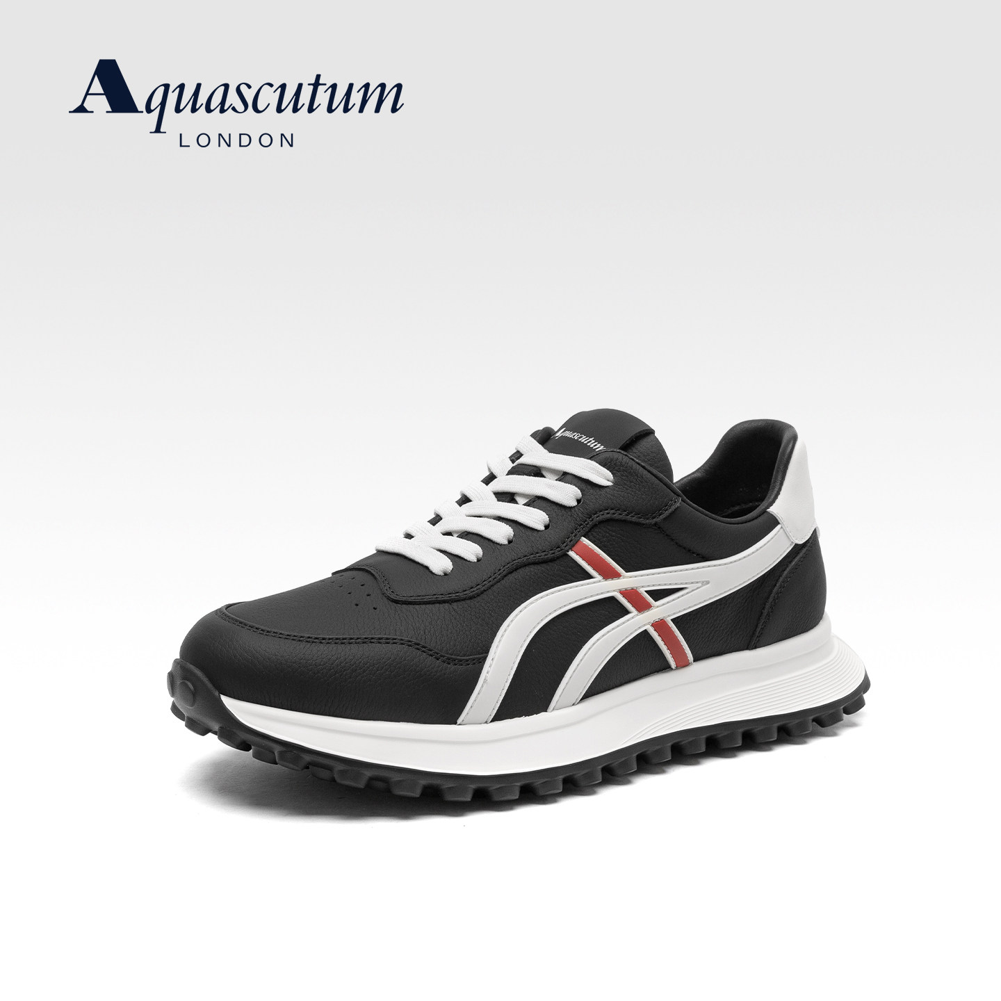 Aquascutum/雅格狮丹男鞋2026时尚潮流轻便舒适真皮运动休闲鞋,流行男鞋,时尚休闲鞋,淘宝优惠券,粉丝福利购,淘宝优惠卷