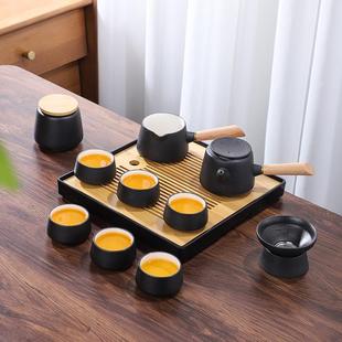 粗陶复古大气简易家用泡茶茶壶茶杯小型整套套装 日式 茶盘功夫茶具