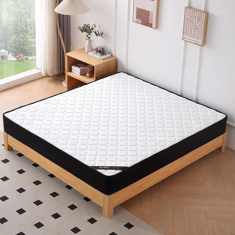 舒适席梦思床垫软硬适中家用卧室独立弹簧棕垫天鹅绒1.8*2米20cm