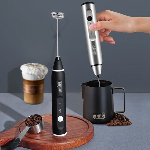奶泡机电动搅拌器奶泡打发器棒打泡机H打奶器手持家用咖啡专用奶
