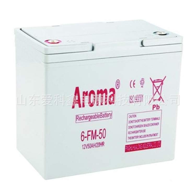 AROMA华龙铅酸蓄电池6-FM-24 12V24AH不间断UPS直流电源机房应急