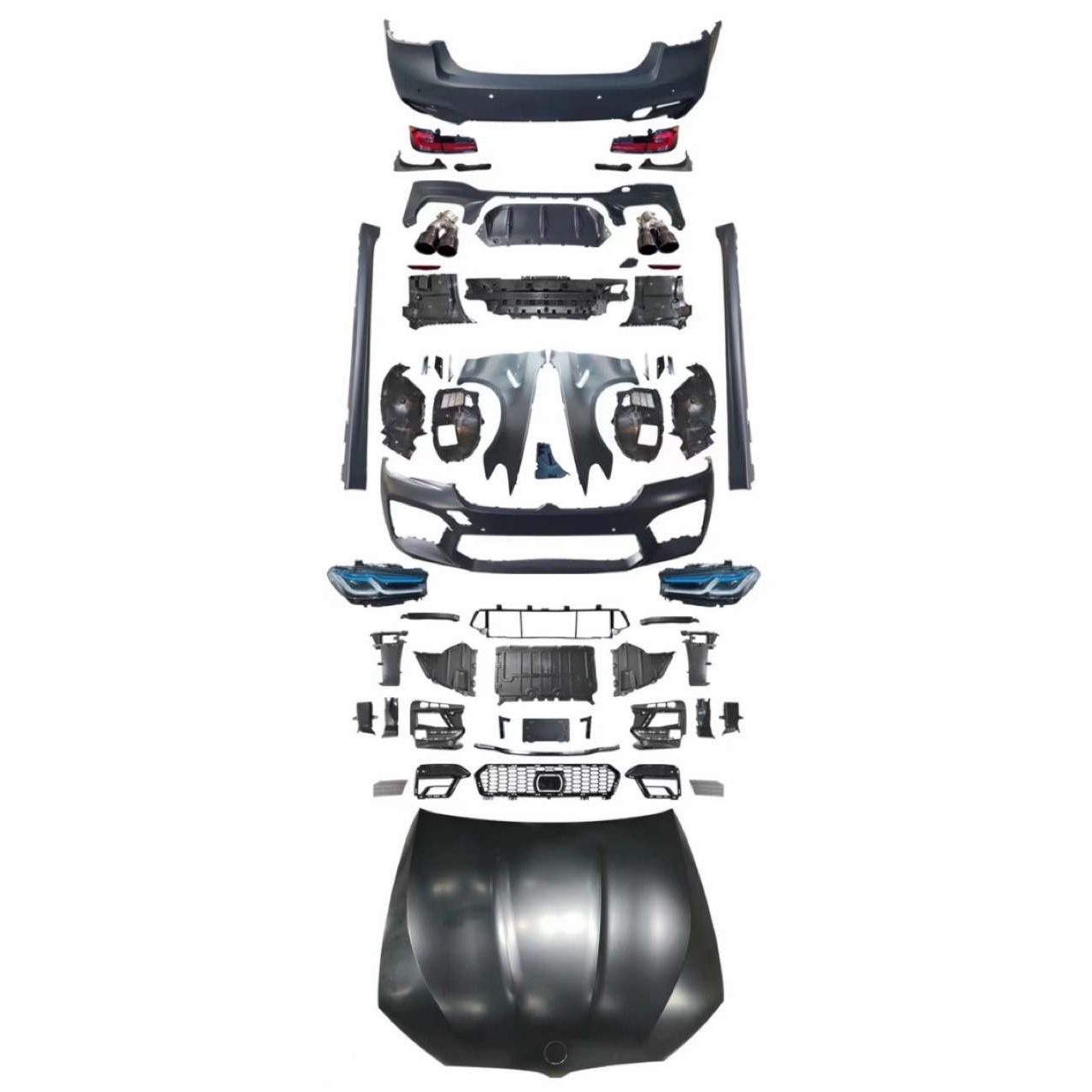 适用于宝马5系G30 G38老改新M5一比一大包围