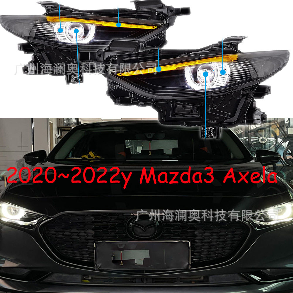 适用于低配马自达3次世代大灯雾灯昂科塞拉前照灯日行灯2020~2023