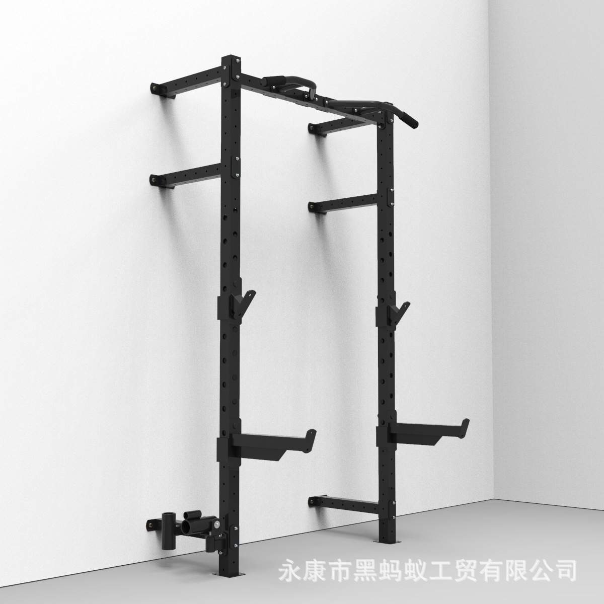 东际健身多功能卧推架墙体安装深蹲架家用私教杠铃架引体向上单杠
