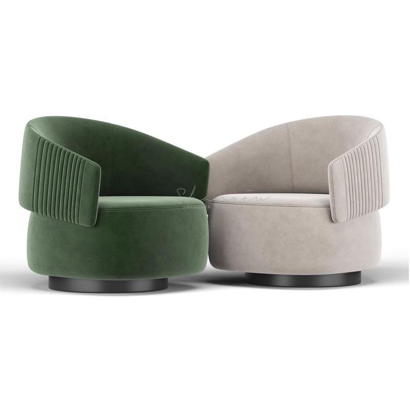 设计师创意休闲椅意式极简北欧小户型单人沙发轻奢客厅会客洽谈椅