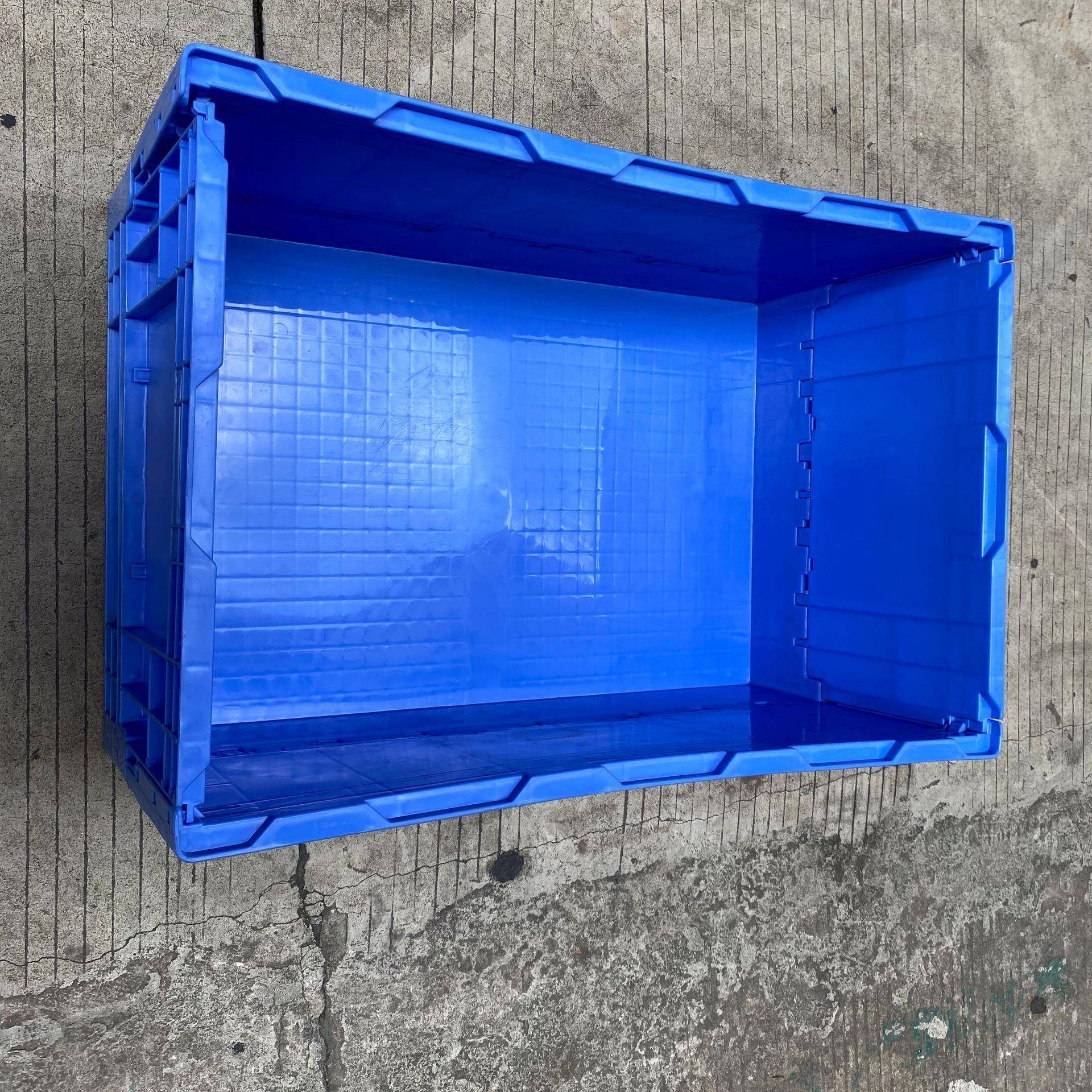 塑料物流箱650*435*310mm折叠周转箱S806C注塑塑胶框615*400*300