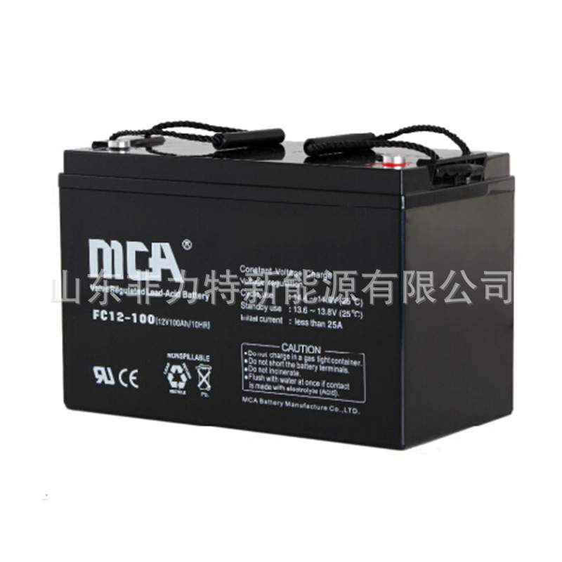 MCA蓄电池FC12-100锐牌12V100AH直流屏UPS/EPS电源铅酸计算机系统