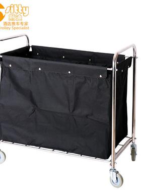 直销SITTY斯迪90.3213不锈钢布草车/服务车/清洁车