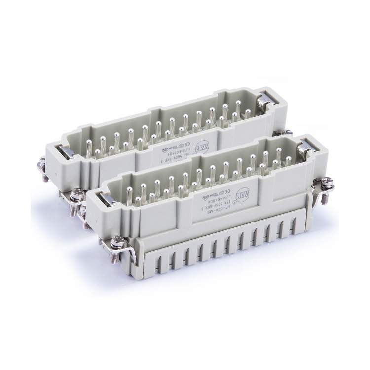 唯恩WAIN HE-024-MSS重载连接器 24芯16A 500V矩形连接器