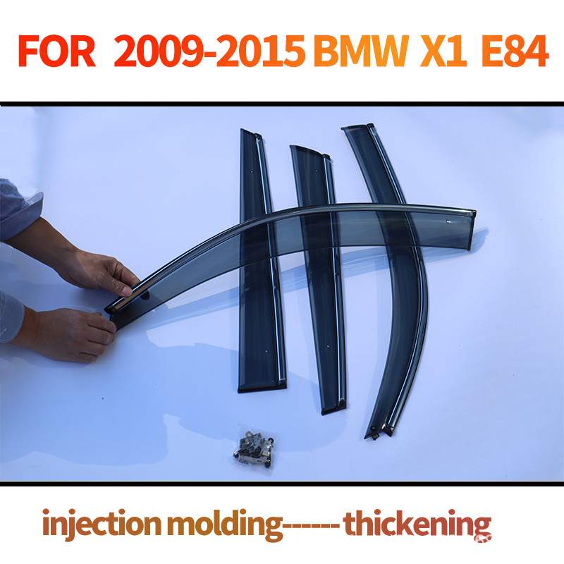 适用宝马X1车窗晴雨挡雨板 BMW X1 E84 2009-2015 Window visors