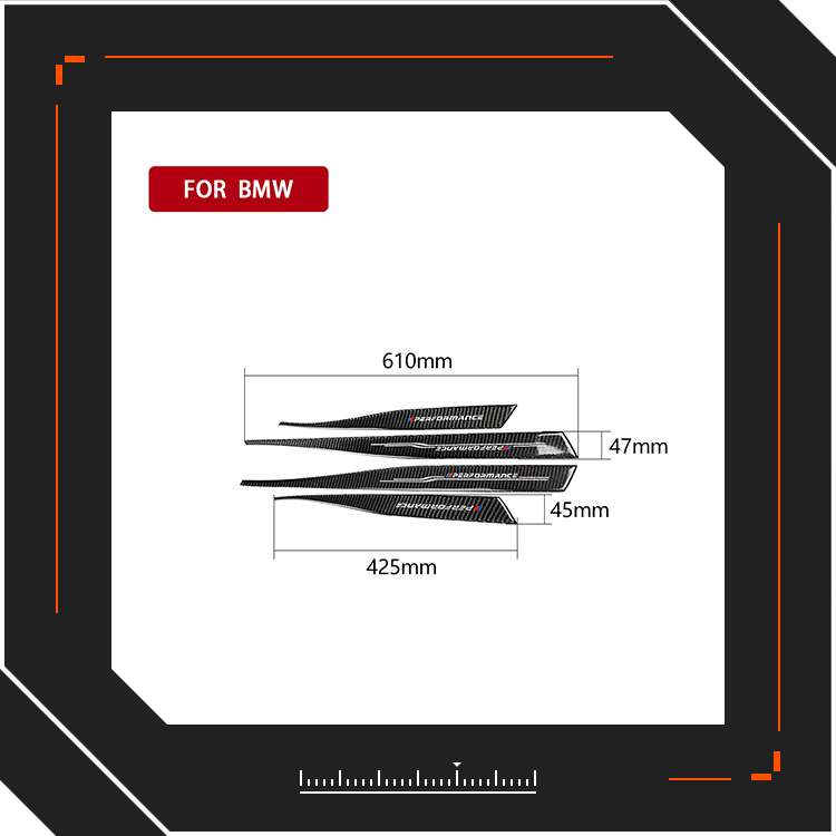 适用于宝马老5系E60门槛条碳纤维防撞门板保护贴汽车内饰改装配件