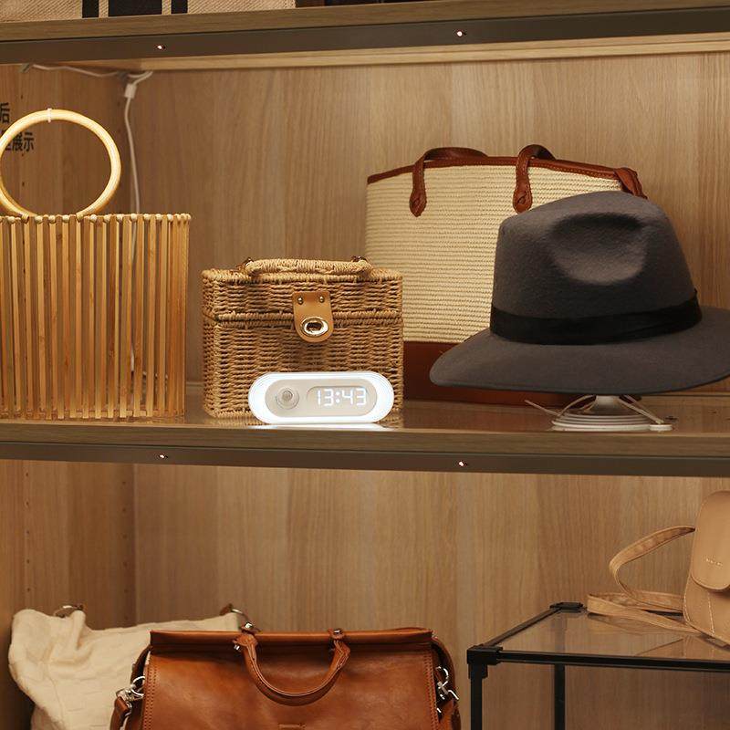 创意时间人体感应灯USB磁吸调光智能小夜灯led拍拍重力家用感应灯