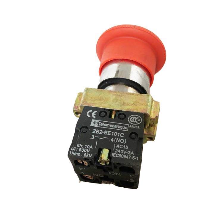 MIMA米玛电动叉车配件合力力达24V10A急停紧急断电开关ZB2-BE101C