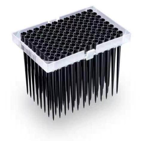 一次性滤芯吸头1000ul移液器枪头Hamilton黑色导电无滤芯吸