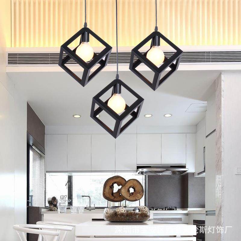 复古美式乡村方形餐吊灯四方创意吧台客厅灯具工业风loft铁艺吊灯,鲜花速递/花卉仿真/绿植园艺,割草机/草坪机,淘宝优惠券,粉丝福利购,淘宝优惠卷